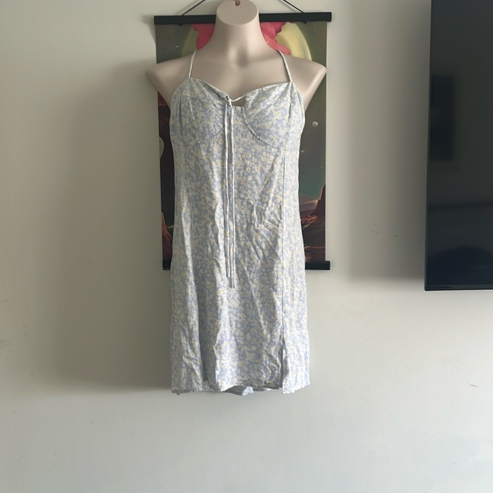 Aéropostale, small daisy blue dress, Size: XL